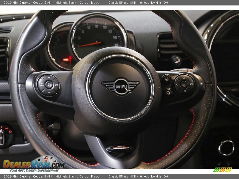 2019 Mini Clubman Cooper S All4 Midnight Black / Carbon Black Photo #7