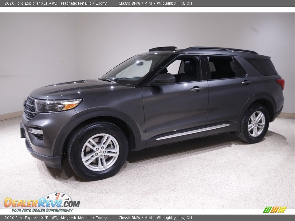 2020 Ford Explorer XLT 4WD Magnetic Metallic / Ebony Photo #3
