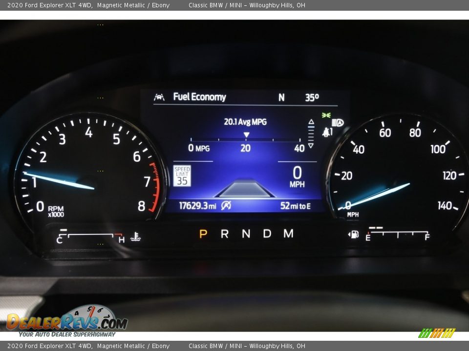 2020 Ford Explorer XLT 4WD Magnetic Metallic / Ebony Photo #8
