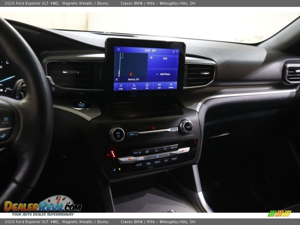 2020 Ford Explorer XLT 4WD Magnetic Metallic / Ebony Photo #9