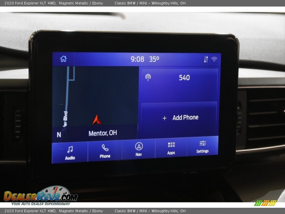 2020 Ford Explorer XLT 4WD Magnetic Metallic / Ebony Photo #10