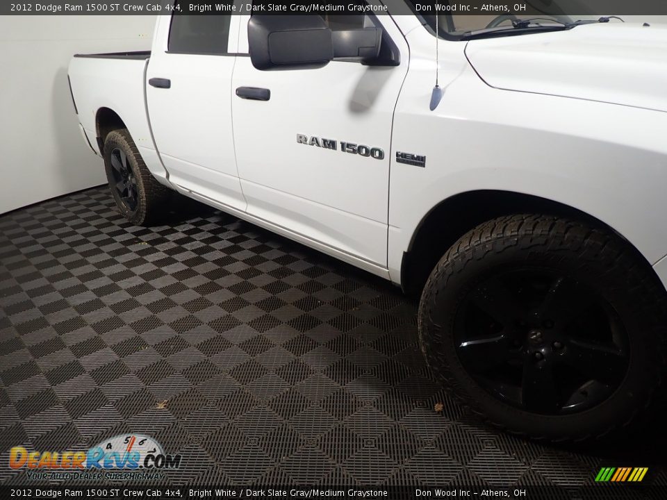 2012 Dodge Ram 1500 ST Crew Cab 4x4 Bright White / Dark Slate Gray/Medium Graystone Photo #3