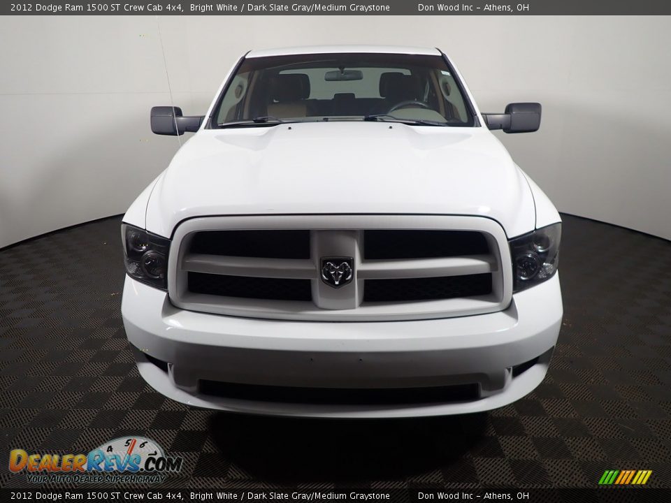 2012 Dodge Ram 1500 ST Crew Cab 4x4 Bright White / Dark Slate Gray/Medium Graystone Photo #4