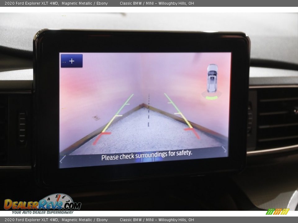 2020 Ford Explorer XLT 4WD Magnetic Metallic / Ebony Photo #12