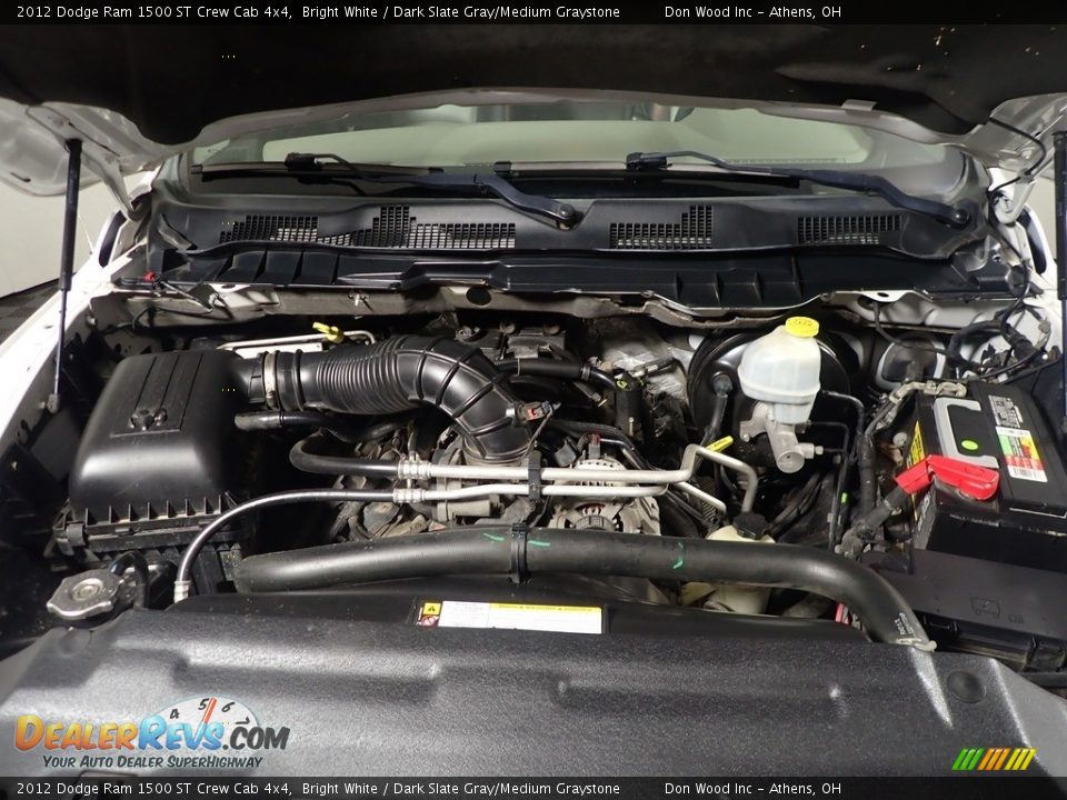 2012 Dodge Ram 1500 ST Crew Cab 4x4 Bright White / Dark Slate Gray/Medium Graystone Photo #6