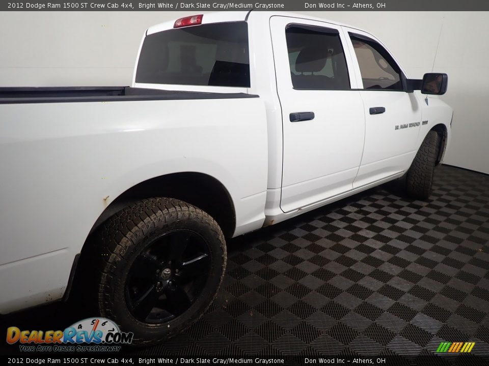 2012 Dodge Ram 1500 ST Crew Cab 4x4 Bright White / Dark Slate Gray/Medium Graystone Photo #14