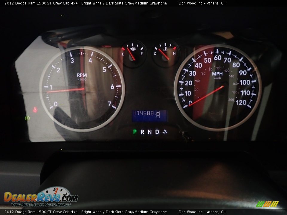 2012 Dodge Ram 1500 ST Crew Cab 4x4 Bright White / Dark Slate Gray/Medium Graystone Photo #23