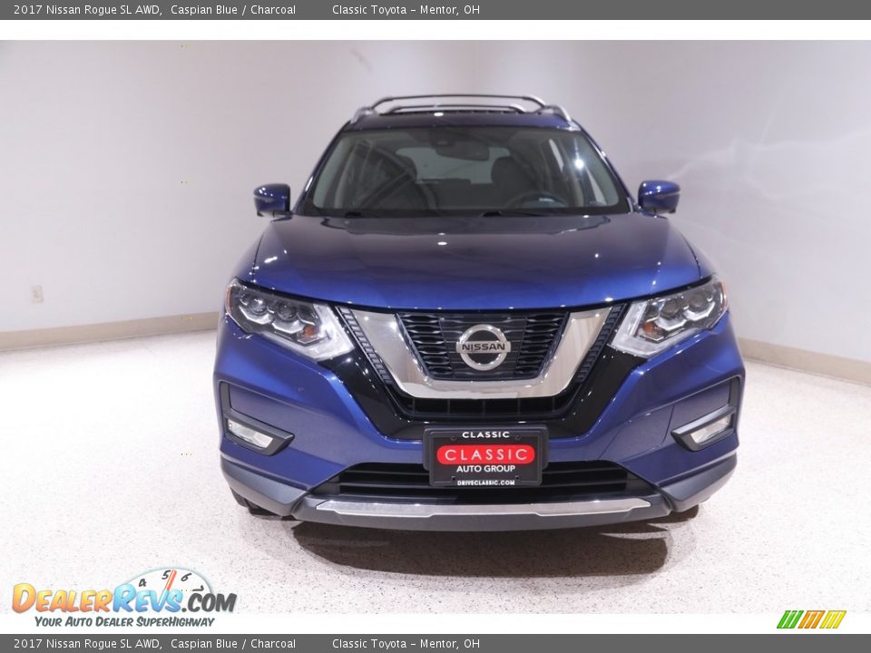 2017 Nissan Rogue SL AWD Caspian Blue / Charcoal Photo #2
