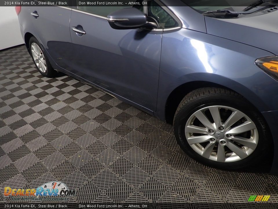 2014 Kia Forte EX Steel Blue / Black Photo #3