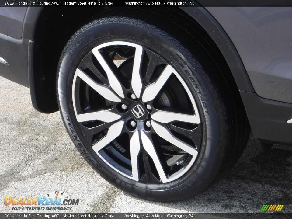 2019 Honda Pilot Touring AWD Modern Steel Metallic / Gray Photo #4