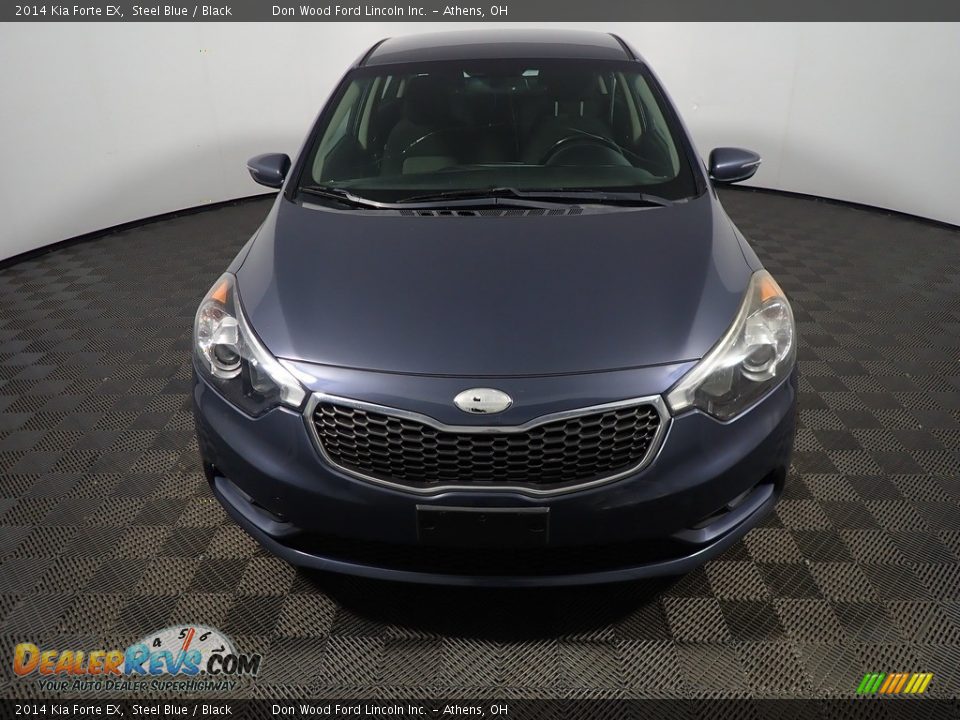 2014 Kia Forte EX Steel Blue / Black Photo #4
