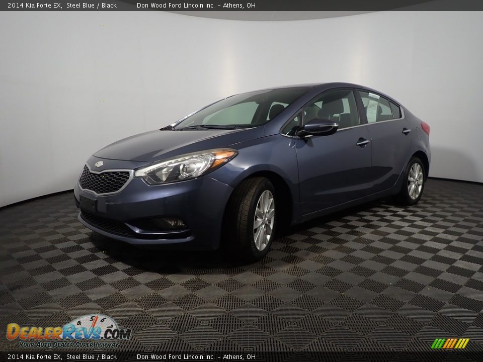 2014 Kia Forte EX Steel Blue / Black Photo #7
