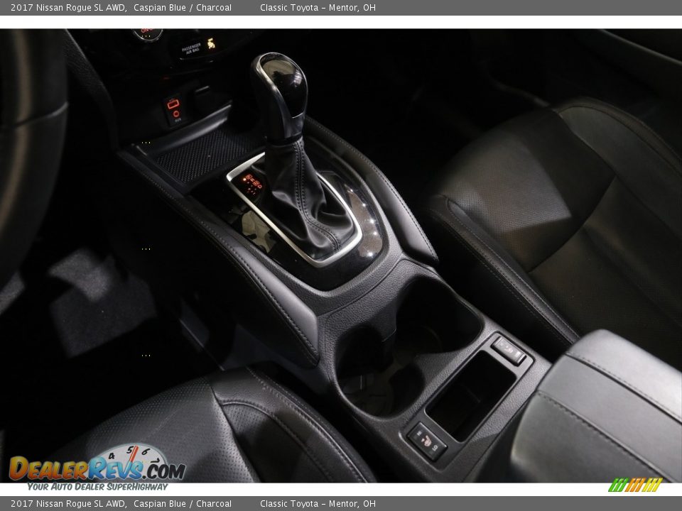 2017 Nissan Rogue SL AWD Caspian Blue / Charcoal Photo #13