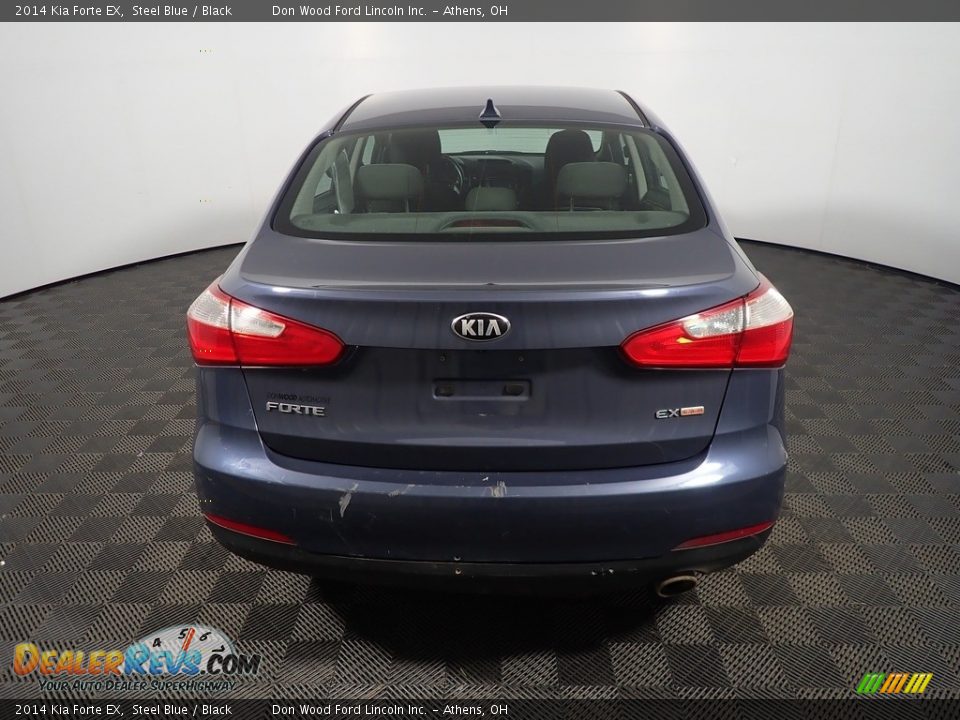 2014 Kia Forte EX Steel Blue / Black Photo #12