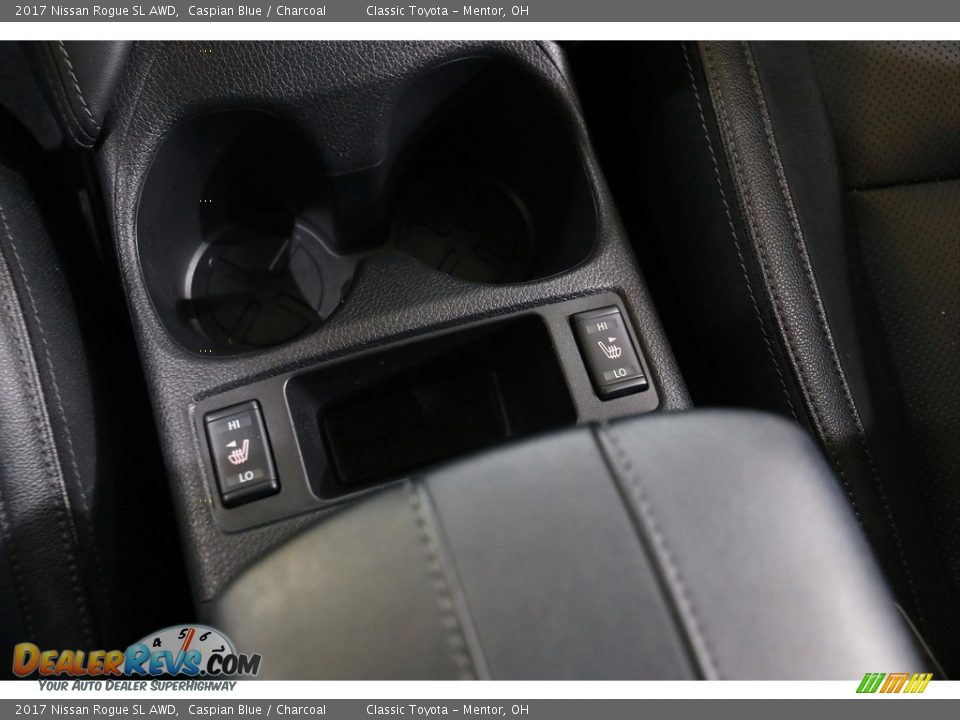 2017 Nissan Rogue SL AWD Caspian Blue / Charcoal Photo #14