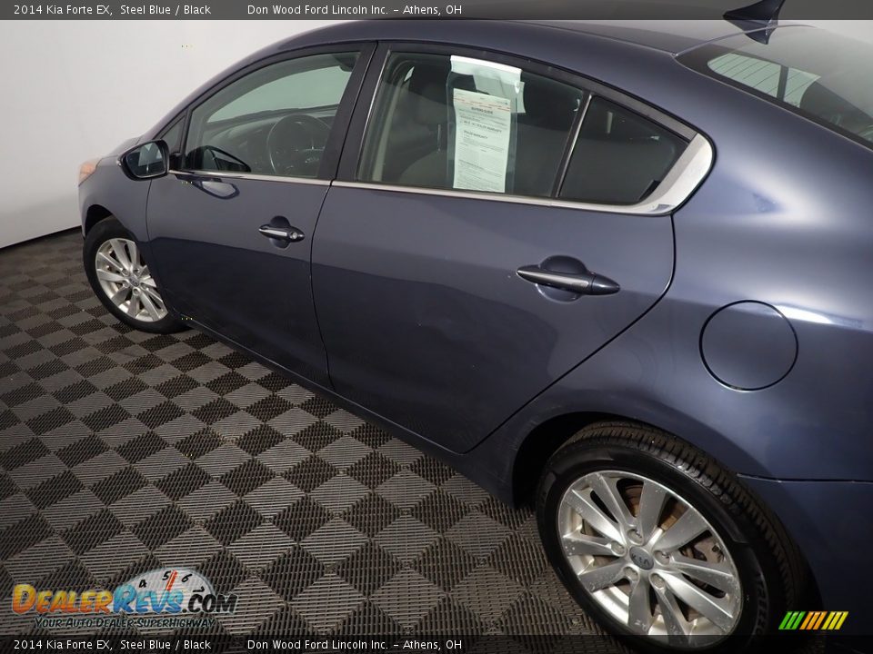 2014 Kia Forte EX Steel Blue / Black Photo #17