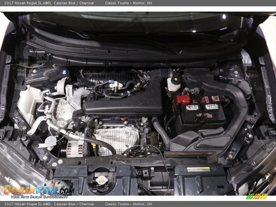 2017 Nissan Rogue SL AWD Caspian Blue / Charcoal Photo #20