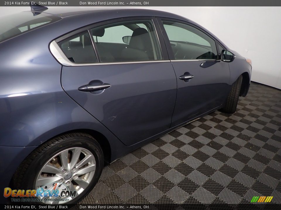 2014 Kia Forte EX Steel Blue / Black Photo #18