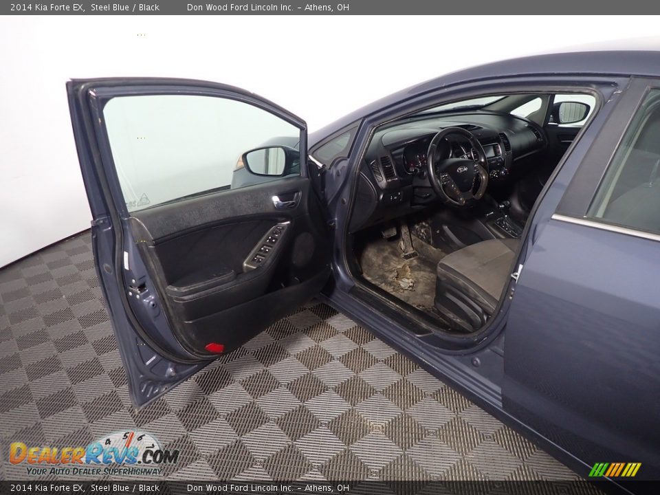 2014 Kia Forte EX Steel Blue / Black Photo #19
