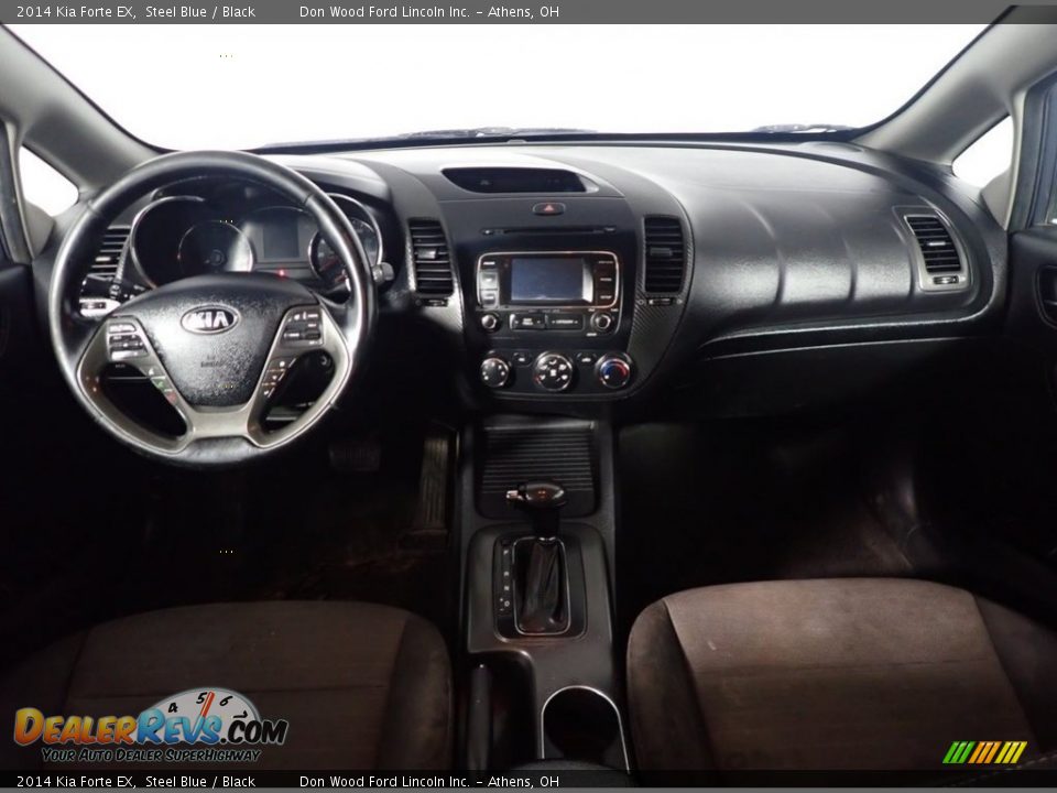 2014 Kia Forte EX Steel Blue / Black Photo #22