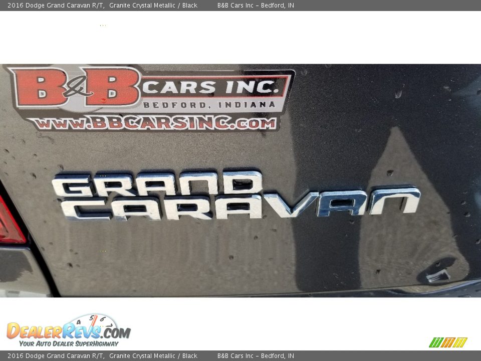 2016 Dodge Grand Caravan R/T Granite Crystal Metallic / Black Photo #24