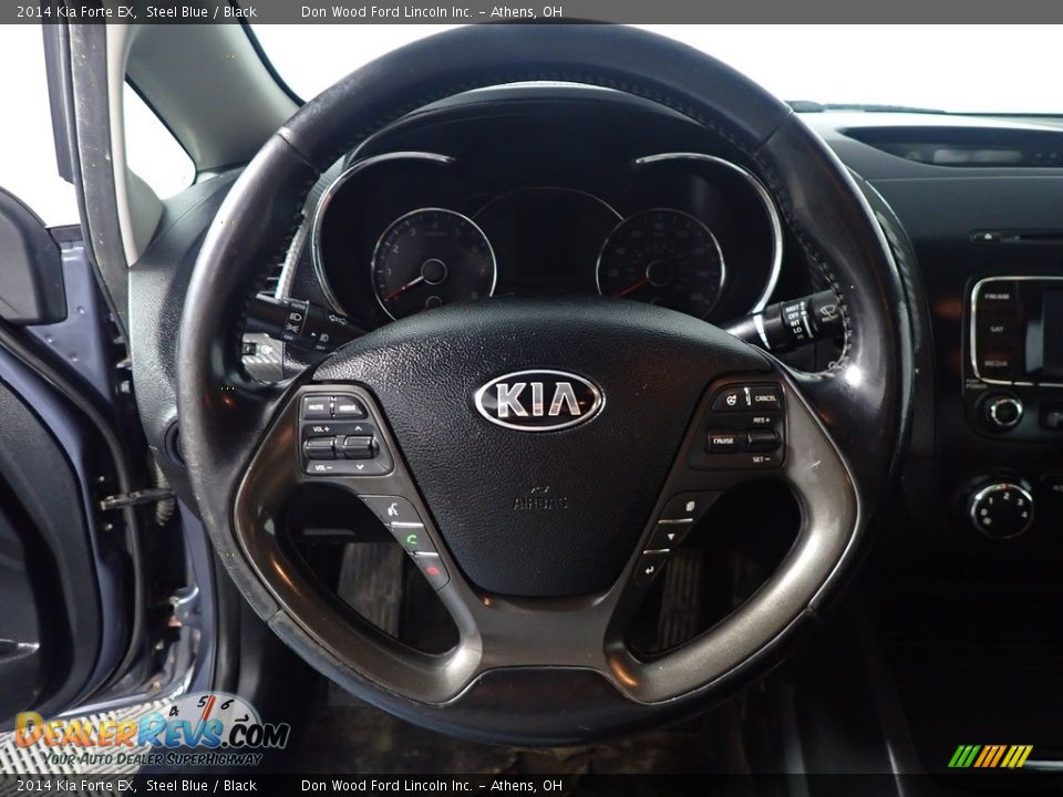 2014 Kia Forte EX Steel Blue / Black Photo #25