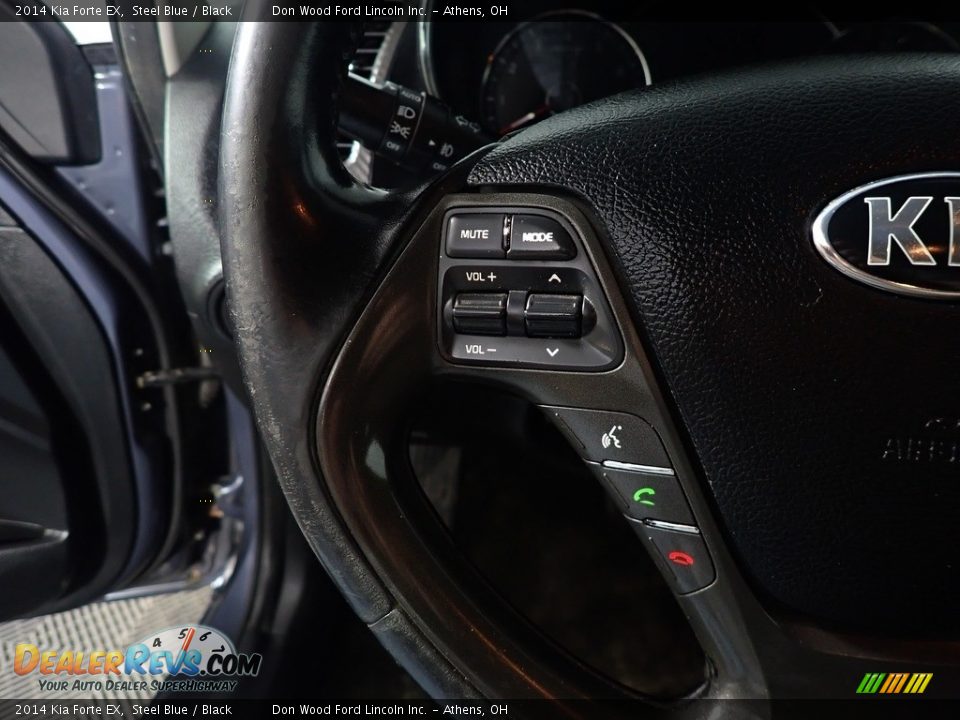 2014 Kia Forte EX Steel Blue / Black Photo #27