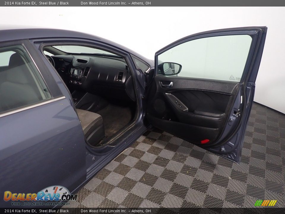 2014 Kia Forte EX Steel Blue / Black Photo #34