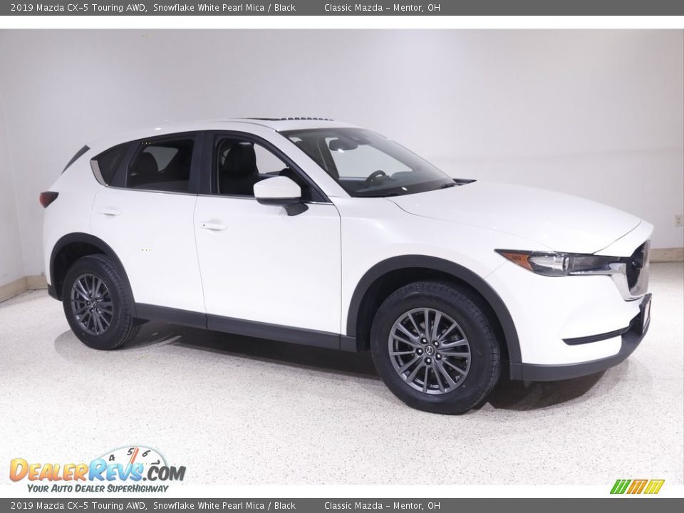 2019 Mazda CX-5 Touring AWD Snowflake White Pearl Mica / Black Photo #1