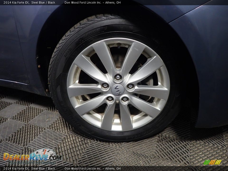 2014 Kia Forte EX Steel Blue / Black Photo #36