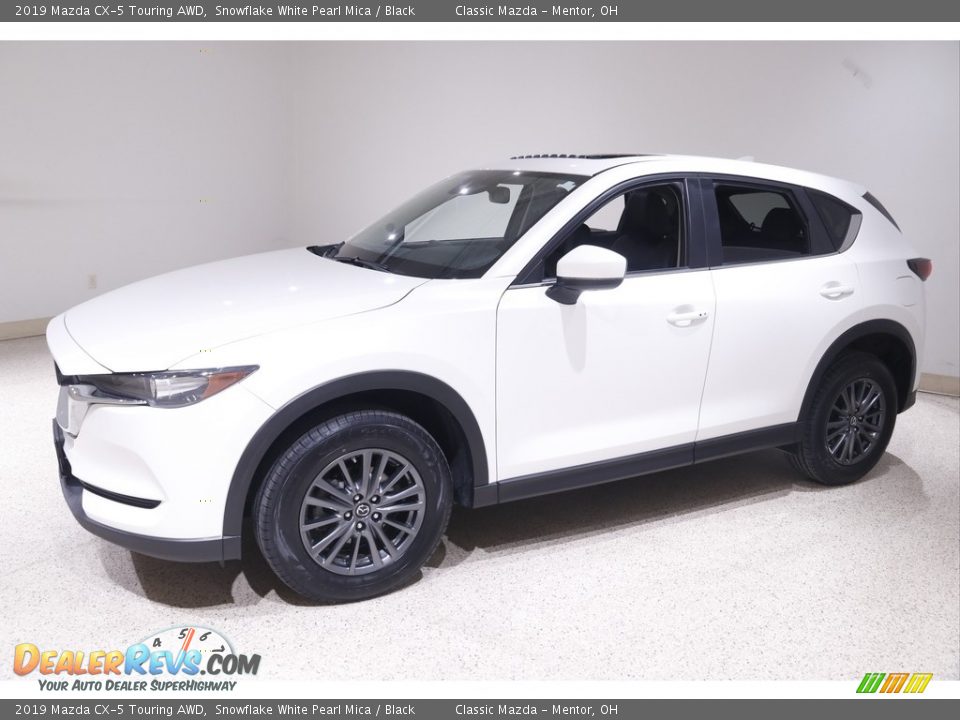 2019 Mazda CX-5 Touring AWD Snowflake White Pearl Mica / Black Photo #3