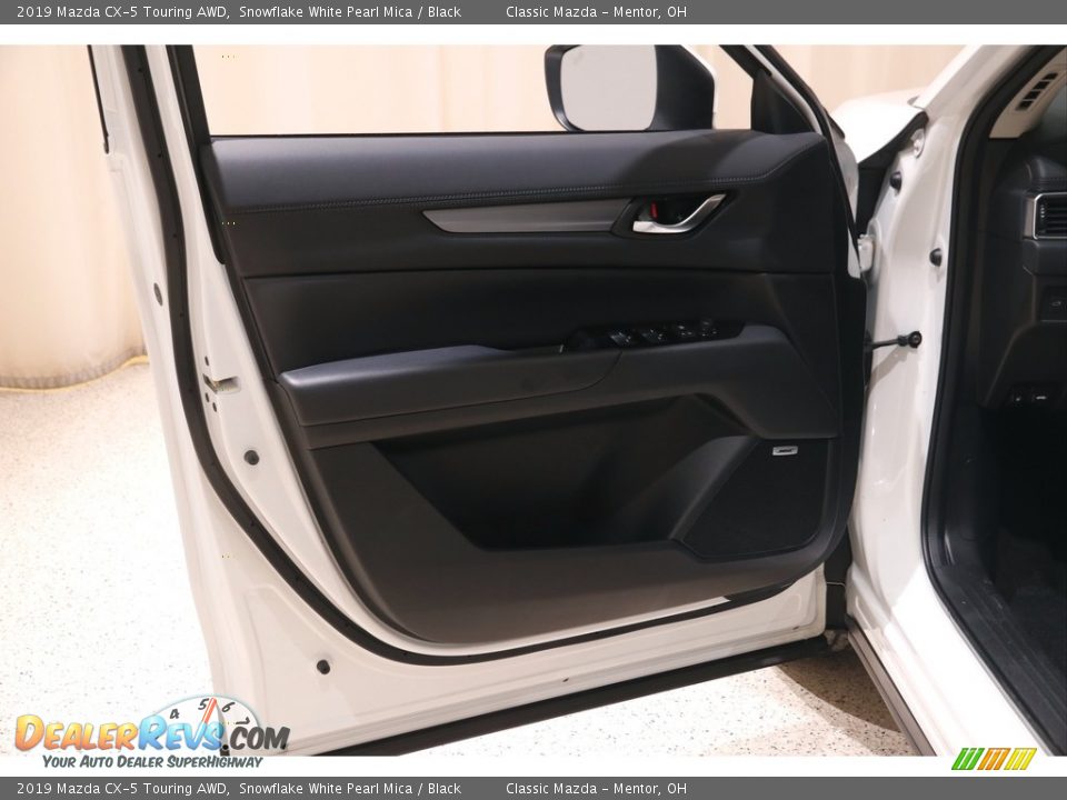 2019 Mazda CX-5 Touring AWD Snowflake White Pearl Mica / Black Photo #4