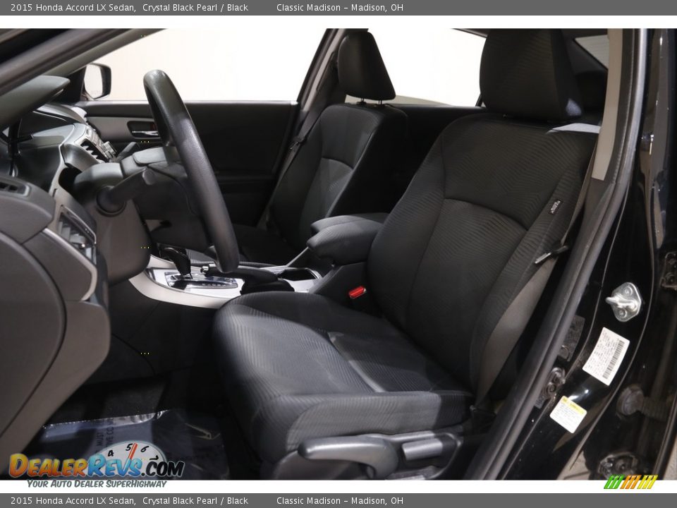 2015 Honda Accord LX Sedan Crystal Black Pearl / Black Photo #5