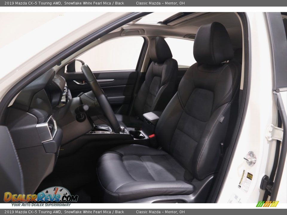 2019 Mazda CX-5 Touring AWD Snowflake White Pearl Mica / Black Photo #5