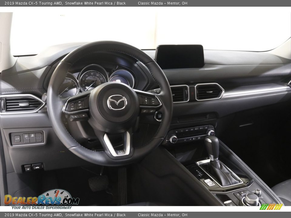2019 Mazda CX-5 Touring AWD Snowflake White Pearl Mica / Black Photo #6