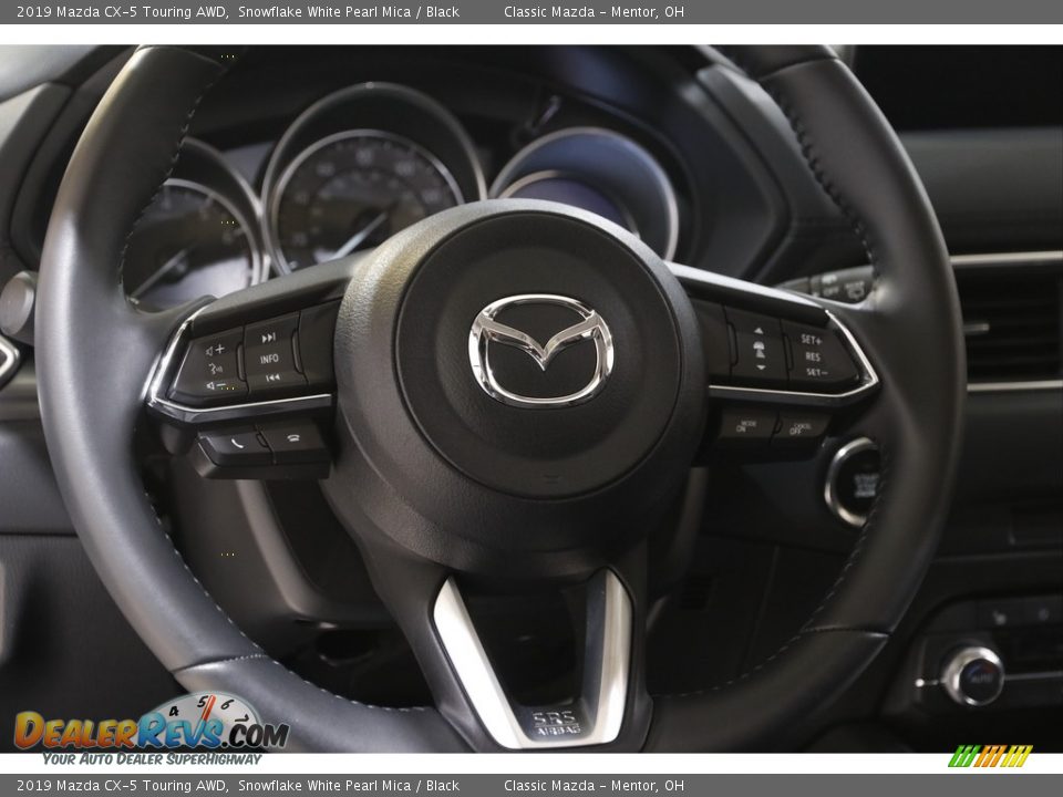 2019 Mazda CX-5 Touring AWD Snowflake White Pearl Mica / Black Photo #7