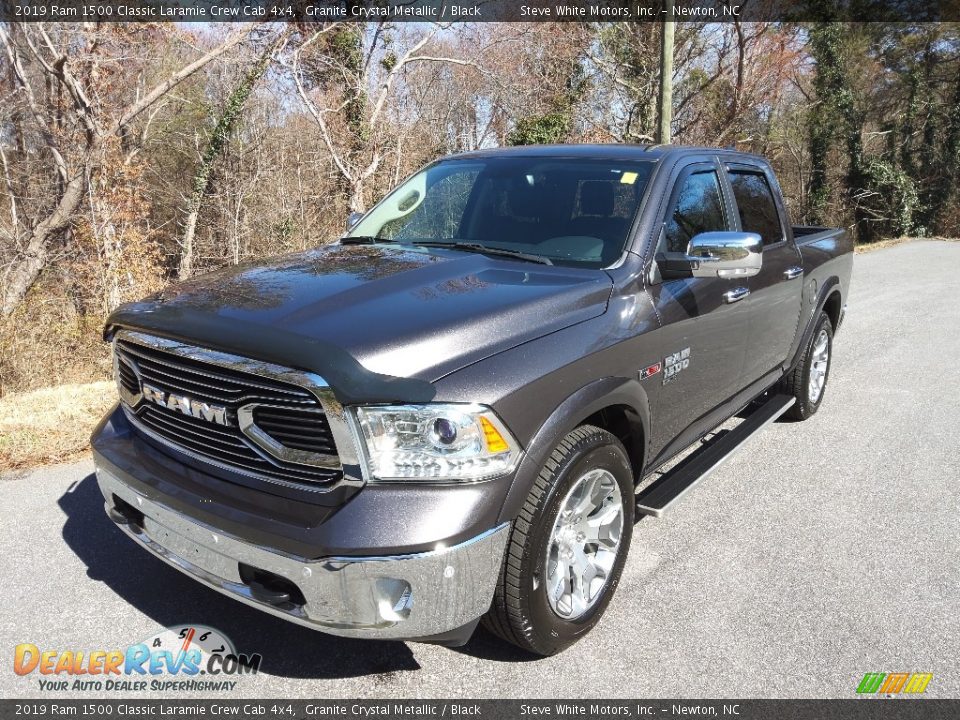 2019 Ram 1500 Classic Laramie Crew Cab 4x4 Granite Crystal Metallic / Black Photo #2