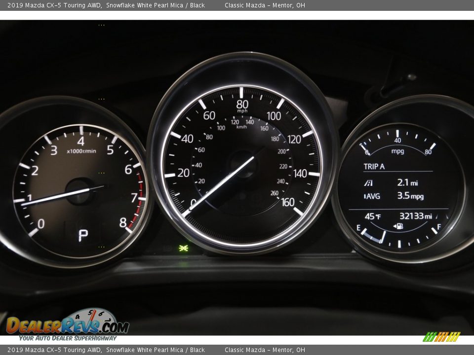 2019 Mazda CX-5 Touring AWD Snowflake White Pearl Mica / Black Photo #8
