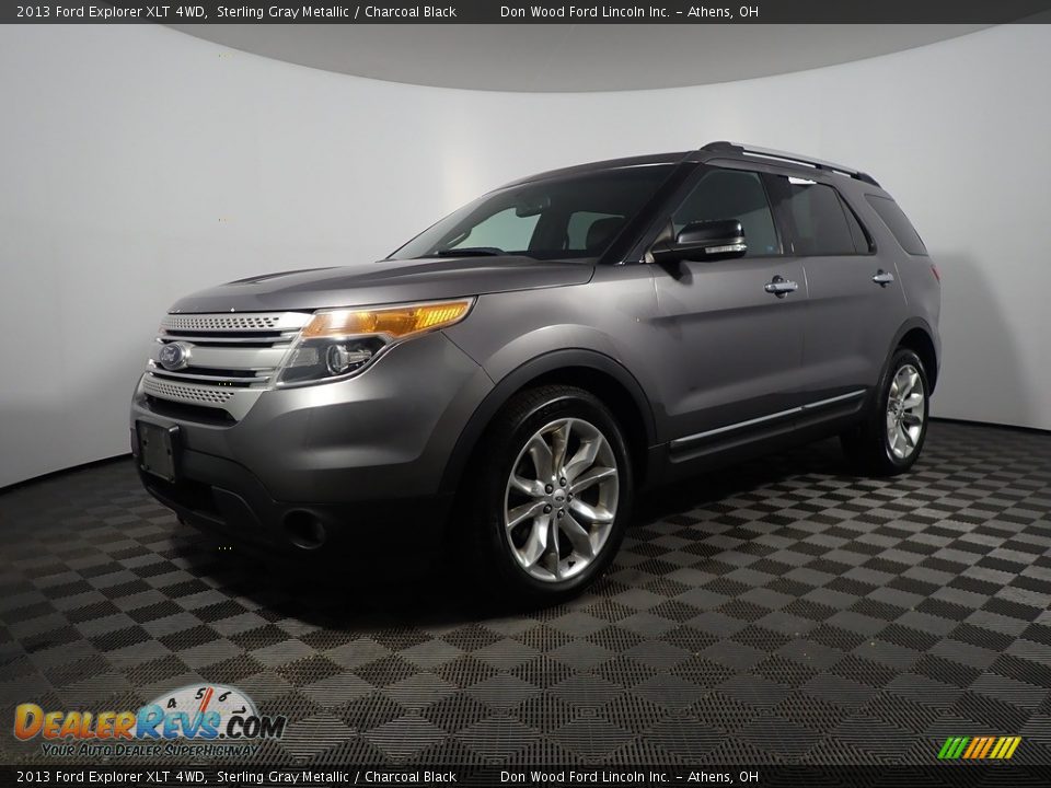 2013 Ford Explorer XLT 4WD Sterling Gray Metallic / Charcoal Black Photo #8