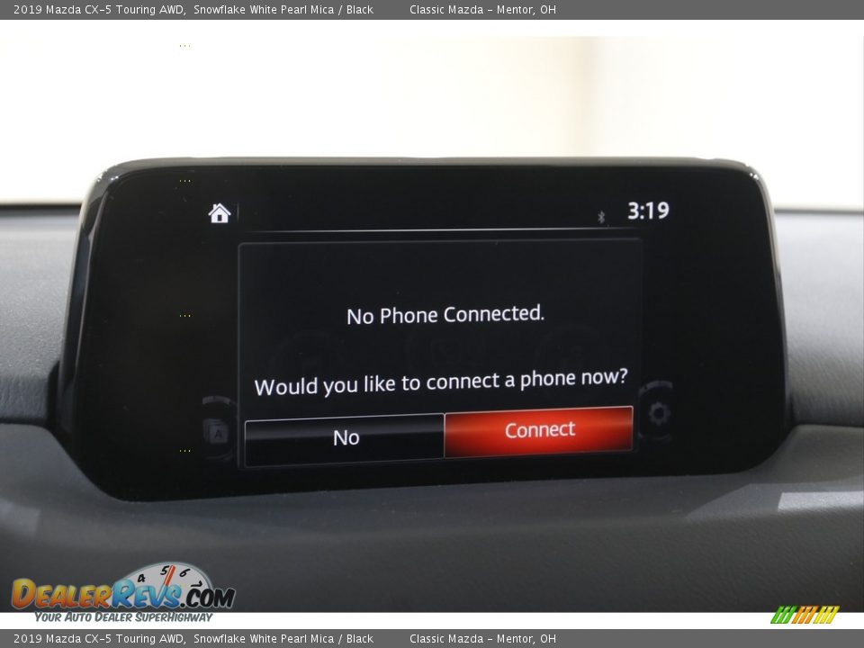 2019 Mazda CX-5 Touring AWD Snowflake White Pearl Mica / Black Photo #10