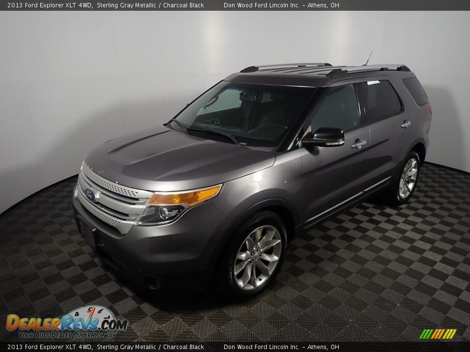 2013 Ford Explorer XLT 4WD Sterling Gray Metallic / Charcoal Black Photo #9