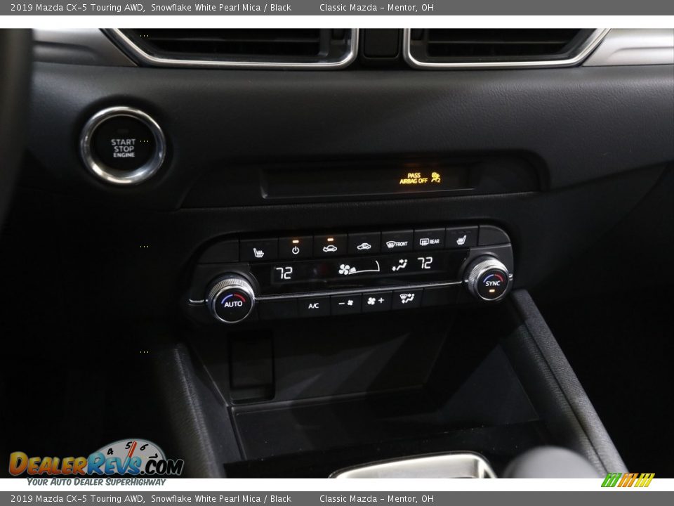 2019 Mazda CX-5 Touring AWD Snowflake White Pearl Mica / Black Photo #13