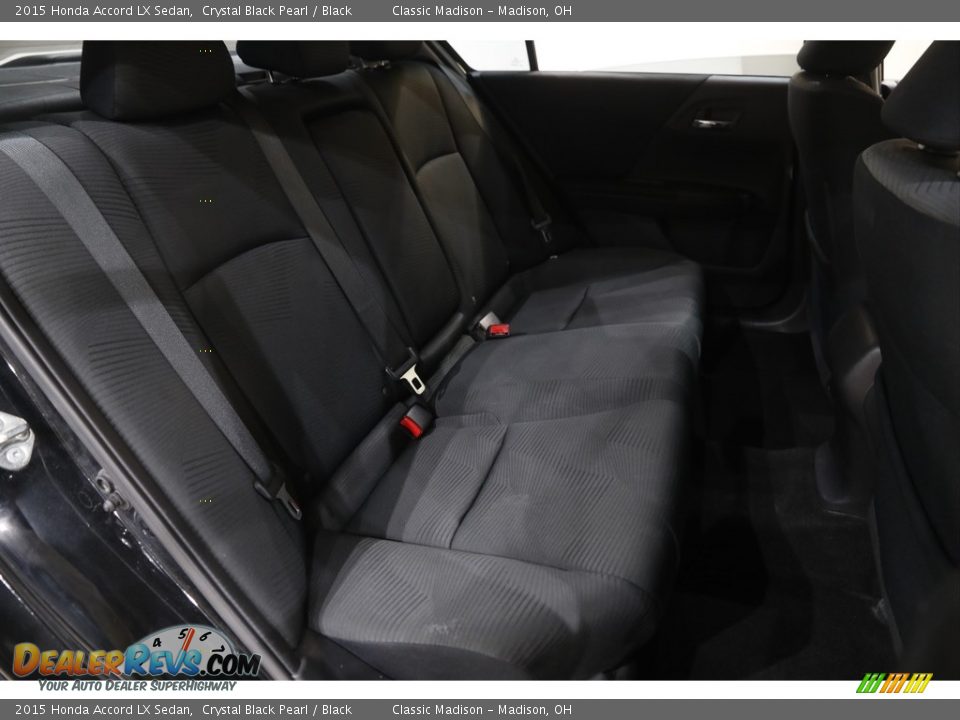 2015 Honda Accord LX Sedan Crystal Black Pearl / Black Photo #16