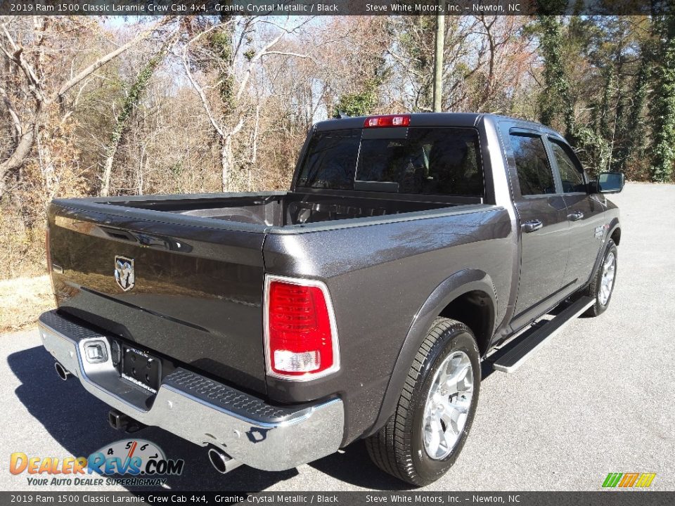 2019 Ram 1500 Classic Laramie Crew Cab 4x4 Granite Crystal Metallic / Black Photo #6