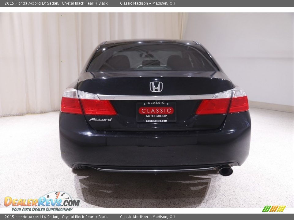 2015 Honda Accord LX Sedan Crystal Black Pearl / Black Photo #18