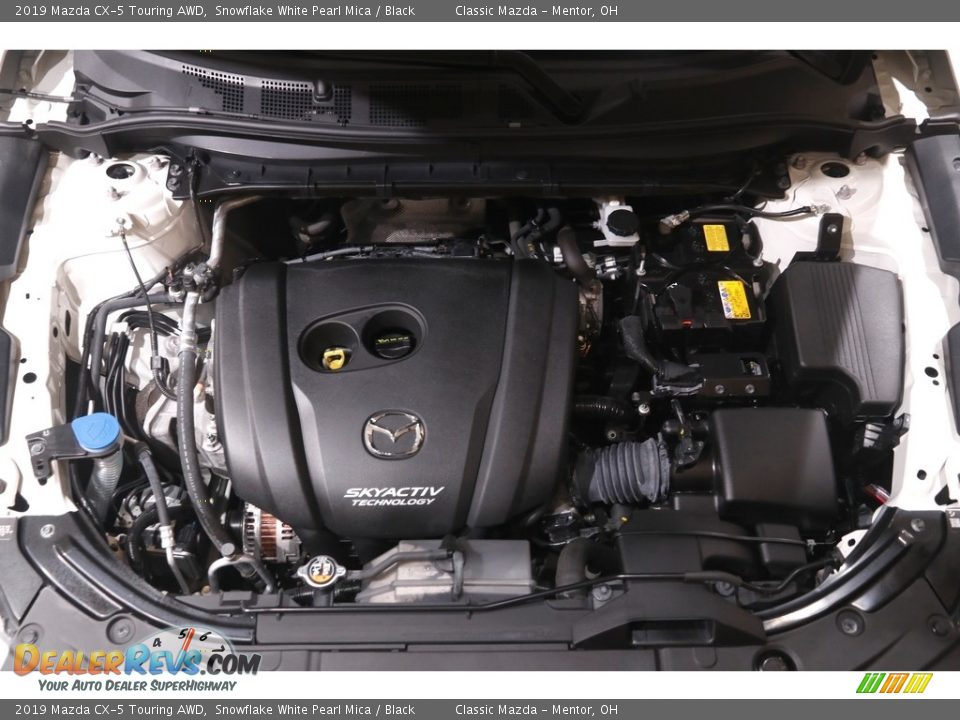 2019 Mazda CX-5 Touring AWD Snowflake White Pearl Mica / Black Photo #19