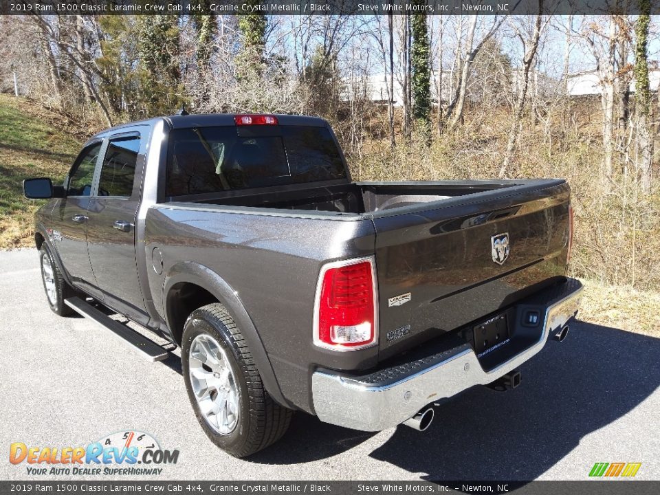 2019 Ram 1500 Classic Laramie Crew Cab 4x4 Granite Crystal Metallic / Black Photo #9