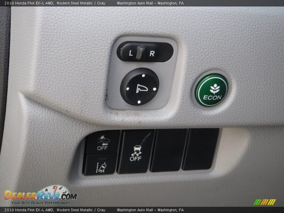 2019 Honda Pilot EX-L AWD Modern Steel Metallic / Gray Photo #15