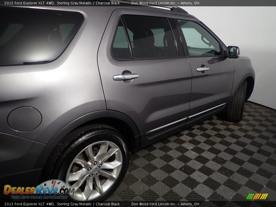 2013 Ford Explorer XLT 4WD Sterling Gray Metallic / Charcoal Black Photo #19