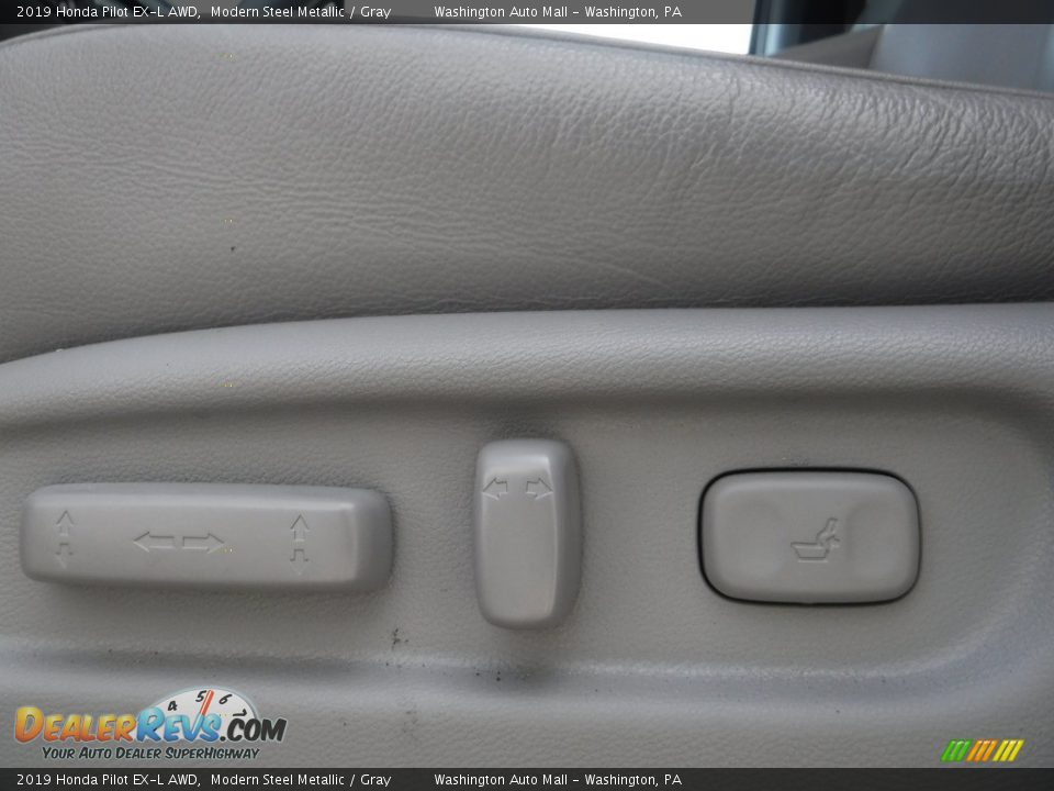 2019 Honda Pilot EX-L AWD Modern Steel Metallic / Gray Photo #19
